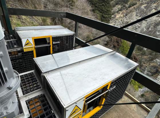 Shotover Canyon Swing transitions to electric winches