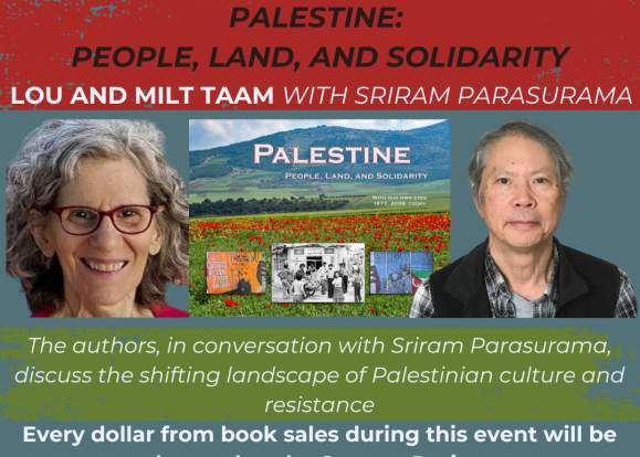 "Palestine: People, Land, and Solidarity" Book Launch with Lou and Milt Taam