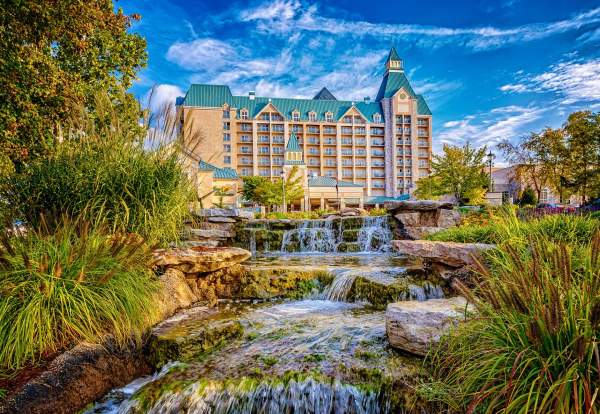 chateau on the lake exterior