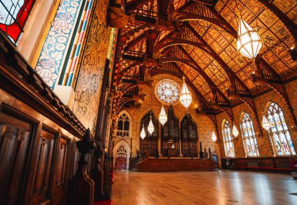 Interior of Rochdale Town Hall