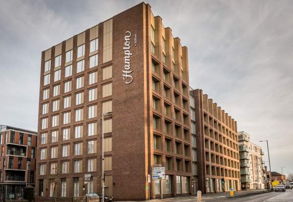 Outside exterior of Hampton by Hilton