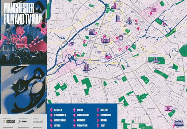 Cover for Manchester Film & TV Map
