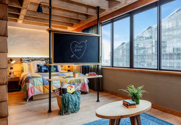 Bedroom layouts at Treehouse Manchester