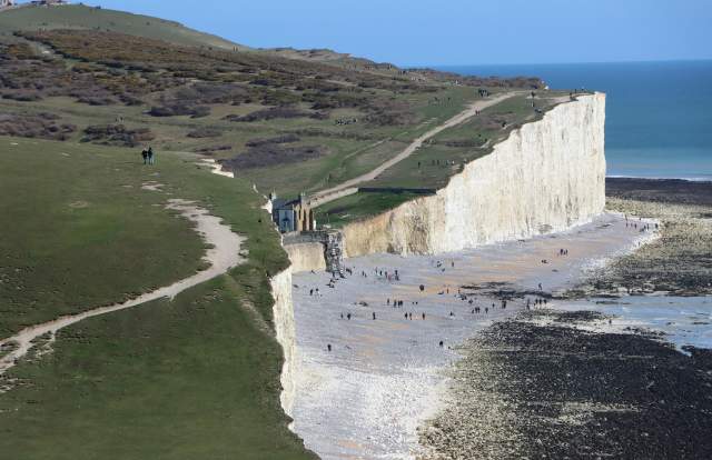 seven sisters cliffs and The National Trust - Birling Gap