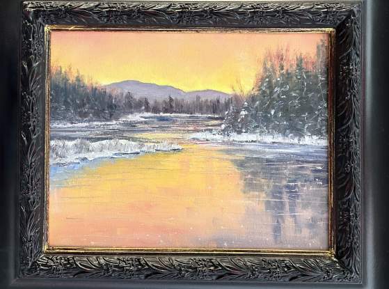 River Glow by John Edwards