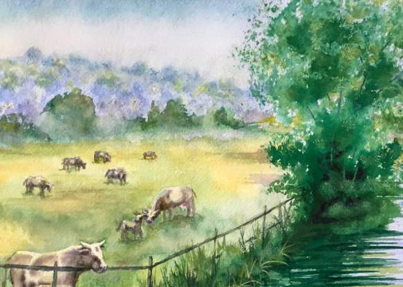 America the Beautiful By Bloomington Watercolor Society