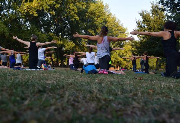 Free Yoga in the Garden