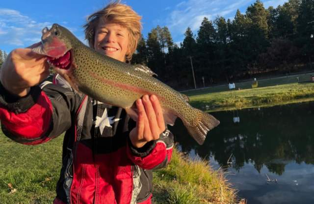 Spokane Creek Resort Fishing Pond