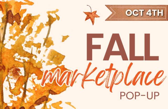 Fall Marketplace Pop Up at The Monument