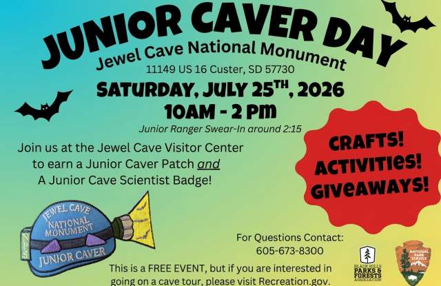 Junior Caver Day at Jewel Cave National Monument