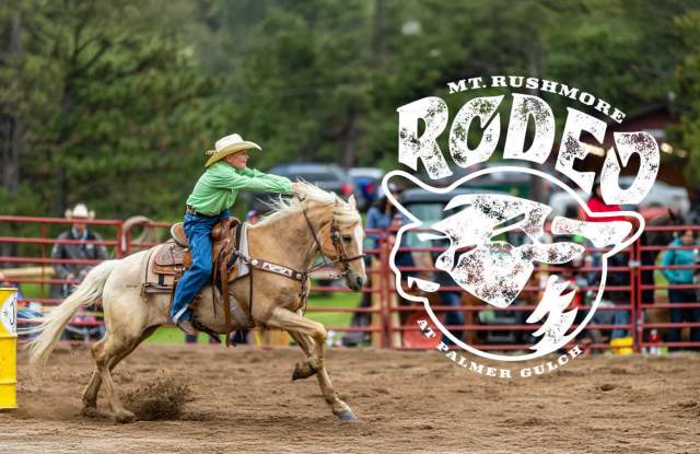 Mt Rushmore Rodeo at Palmer Gulch