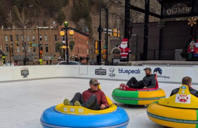 Skating & Ice Bumper Cars at Outlaw Square