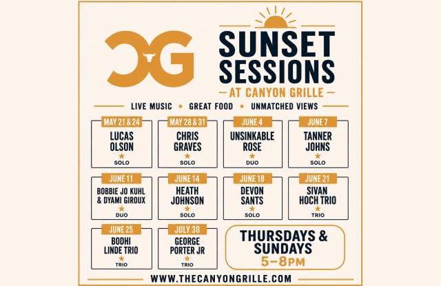 Sunset Sessions at The Canyon Grille