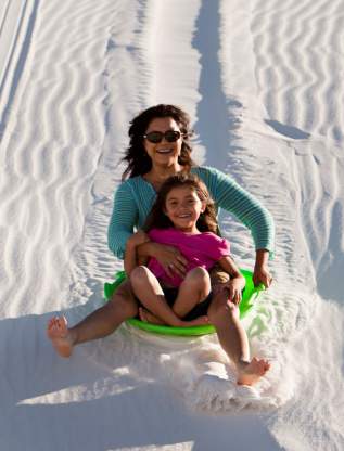 White Sands Sledding