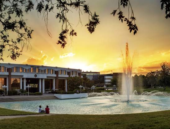 University of Central Florida reflecting pond main campus