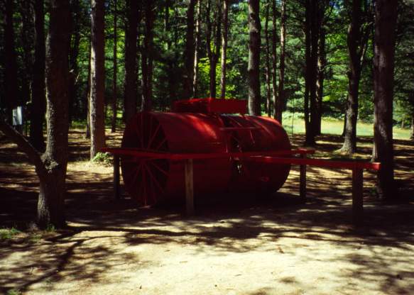 Hartwick Pines snow roller