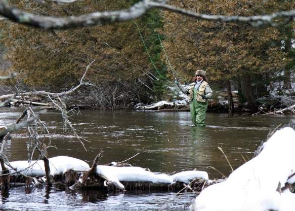 AuSable River fishing, Ken Wright photographer