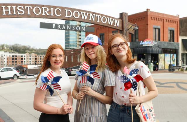 Flag Day Spring Fling Patriotic Downtown