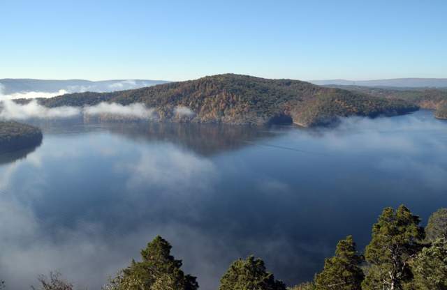 Hawns Overlook foggy morning clouds