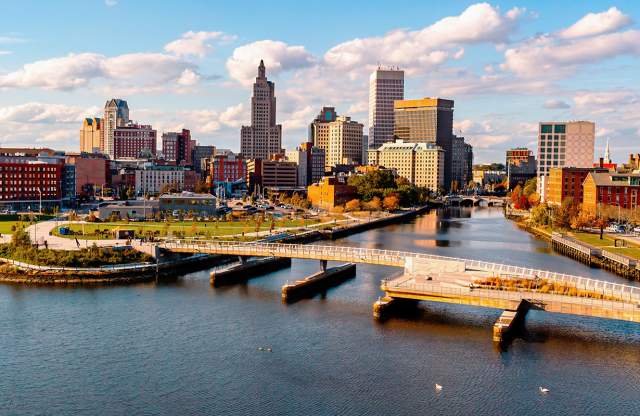 Providence Skyline with Bridge