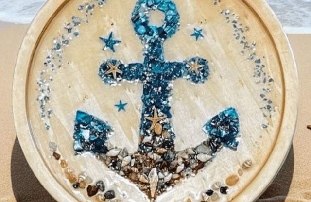 Anchor Resin Tray -  Painting Class