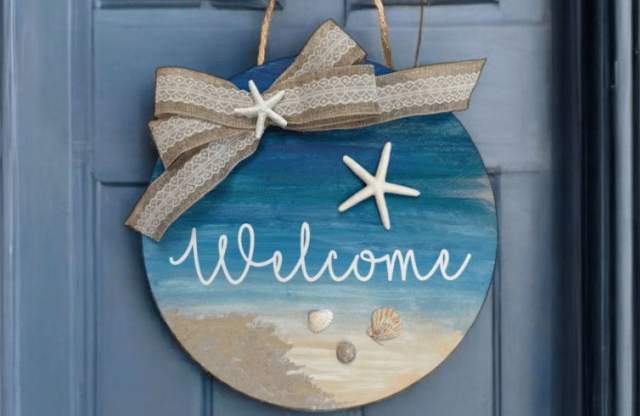 Custom Beach Door Hanger Workshop