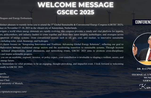 3rd Global Sustainable & Conventional Energy Congress