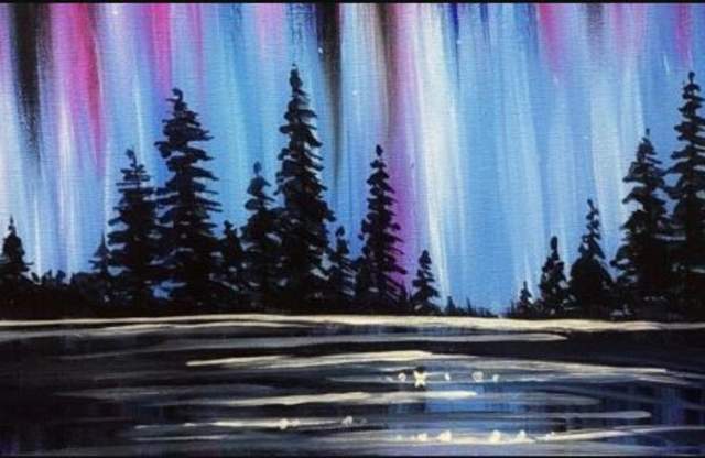 Aurora Sky - Painting Class