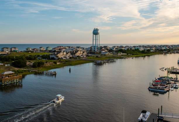 View of Holden Beach from the bridge