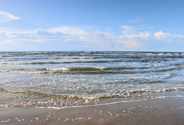 View of ocean in the early morning