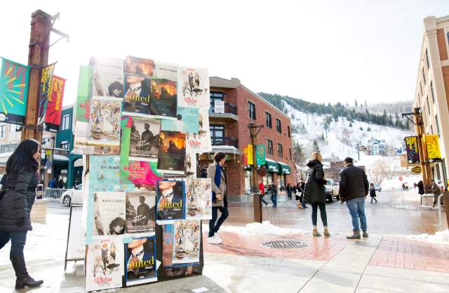 Sundance Film Posters on Main Street