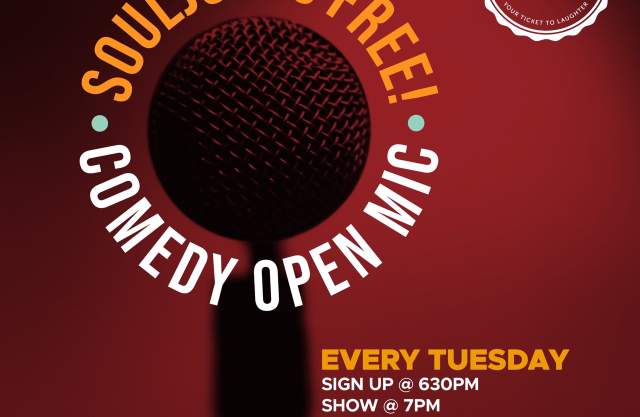 Comedy Open Mic at SoulJoel’s