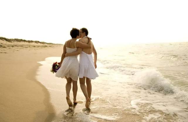 couple on the beach