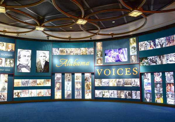 Alabama Voices Wall at Alabama Archives Building