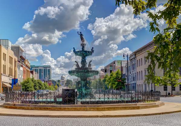 Court Square Fountain