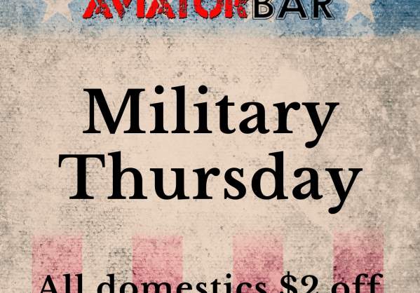 Military Thursdays at AviatorBar