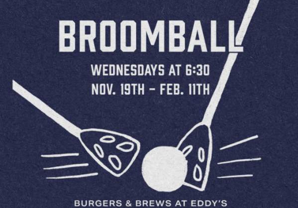 Broomball, Burgers, & Brews