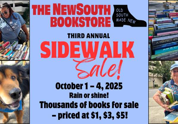 Third Annual Sidewalk Sale at The NewSouth Bookstore!