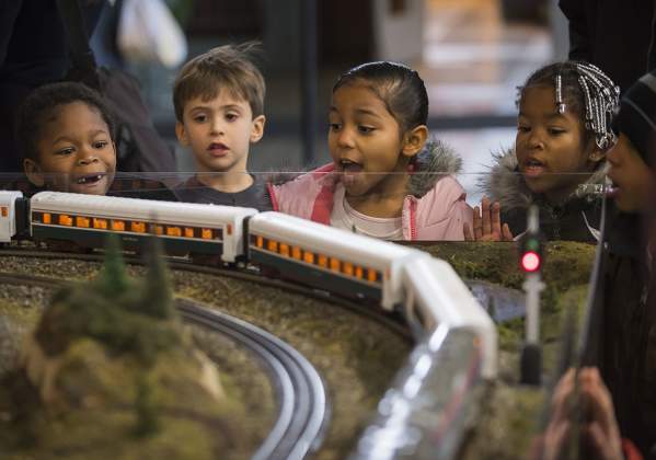 Kids with Train_History Museum