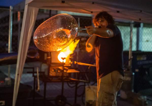 Puget Sound Mobile Glassblowing at Tacoma Night Market