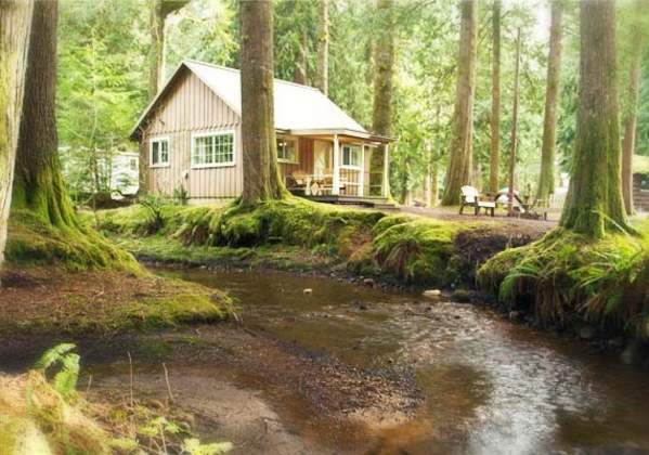beginner camping cabin