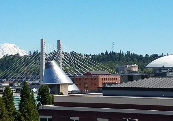 View from Tacoma Art Museum balcony
