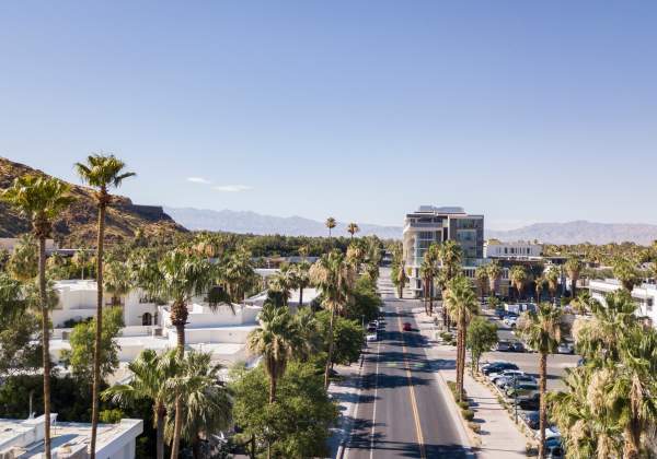 Aerial Photo of Downtown Palm Springs
