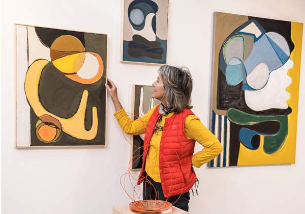 Lynda Keeler at the Via Negocio art district