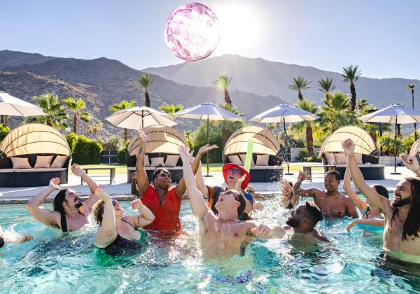 People in pool