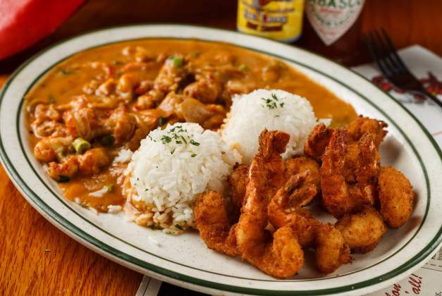 Seafood dish from Floyds Seafood in Beaumont
