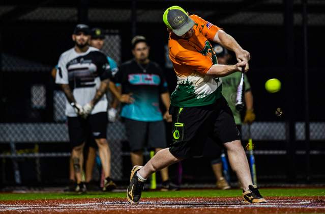 Softball batter