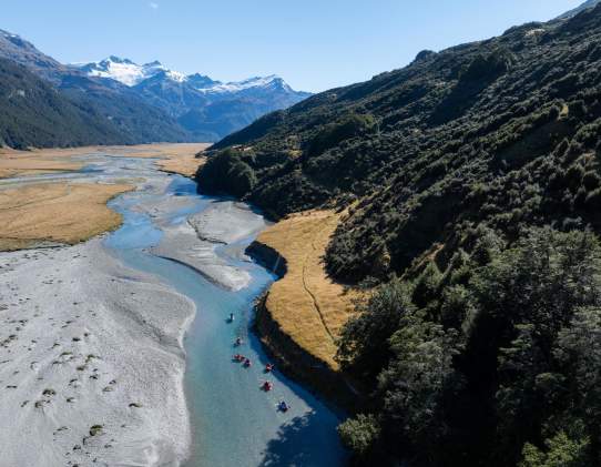 Packrafting Queenstown Dart River