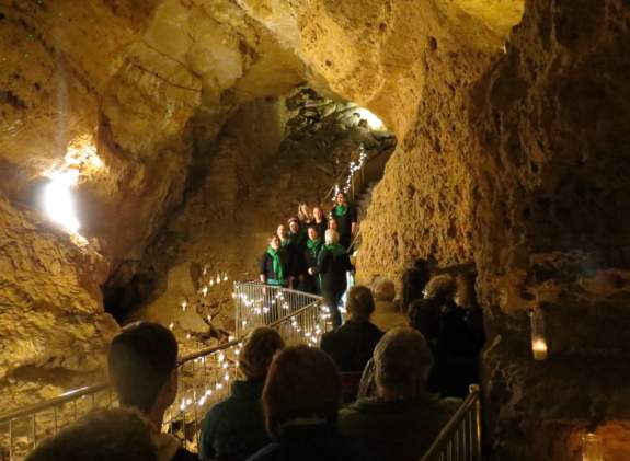 Caroling in the Cave