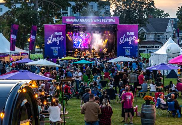Grape & Wine Festival stage